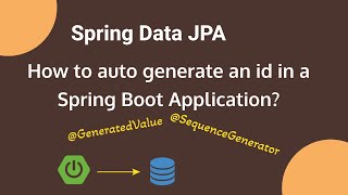 Spring Boot tutorials | Spring Data JPA - How to autogenerate an Id in a spring application?
