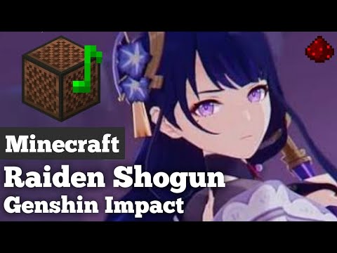 EPIC Raiden Shogun Battle Theme - Genshin Impact Note Block Cover