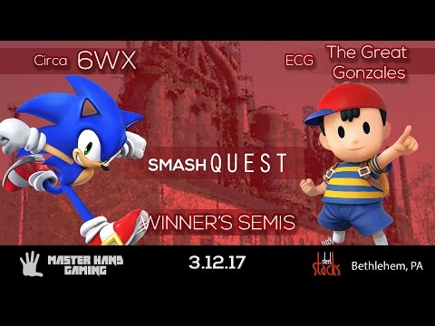 SmashQuest #1 - Circa 6WX vs. ECG The Great Gonzales - Winner's Semifinals