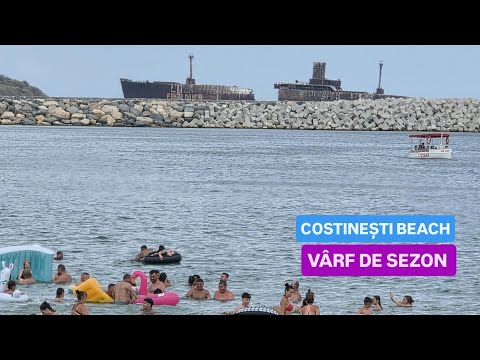 [4K][AUGUST 2025] COSTINEȘTI BEACH - VÂRF DE SEZON !!