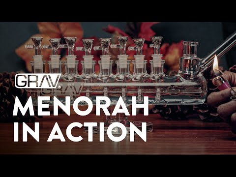 GRAV® Menorah in Action