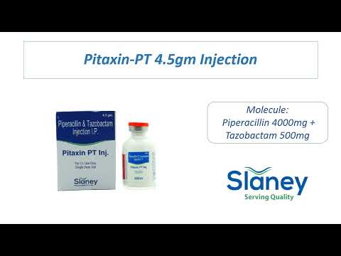 Slaney piperacillin tazobactam injection 4.5