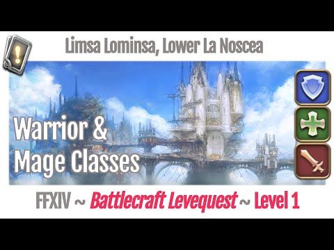 FFXIV Battlecraft Leves Level 1 - Limsa Lominsa, Lower La Noscea - A Realm Reborn