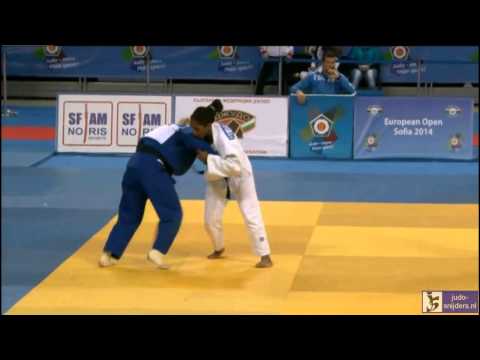 Judo 2014 European Open Sofia: Gwend (ITA) - Valkova (RUS) [-63kg] semi-final
