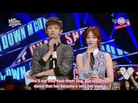 [HeartfxSubs] 130801 f(x) Sulli - Mnet M! CountDown Special MC Cut (eng)