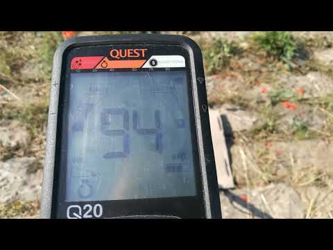 Quest Q20 Test Metalldetektor deutsch Sondeln