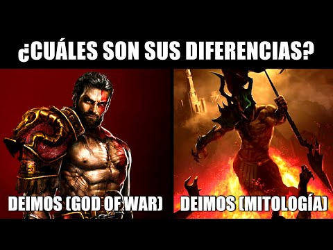 ¿CUÁL ES LA DIFERENCIA ENTRE DEIMOS DE GOD OF WAR Y DEIMOS DE LOS MITOS? (God of War/Mitología) 🔥
