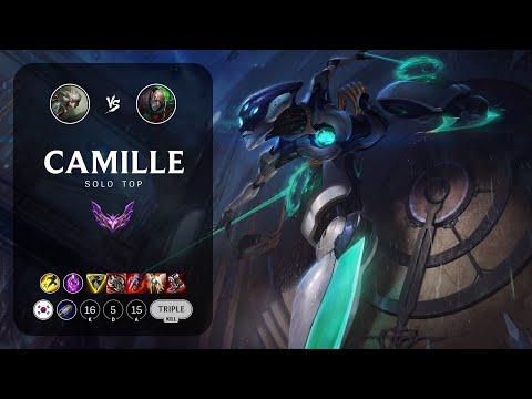 Camille Top vs Singed - KR Master Patch 13.13