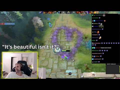 "I will draw DOVE a Heart" - Arteezy wholesome moment with Dove on stream 💜