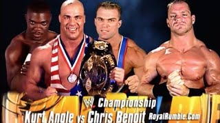 Chris Benoit vs Kurt Angle - Royal Rumble 01/19/2003