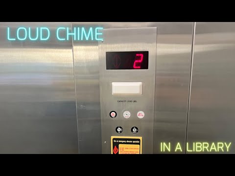 Hilarious Chime! MEI Hydraulic Elevator | South St. Paul Public Library | South St. Paul, MN