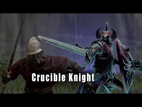 Elden Ring - Crucible Knight Boss Fight
