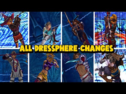 FINAL FANTASY X-2 REMASTER - ALL DRESSPHERES [HD]