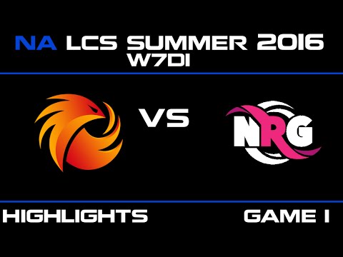 P1 vs NRG Game 1 highlights W7D1 NA LCS 2016 Phoenix1 vs NRG Esports   NRG vs P1   LCS LOL