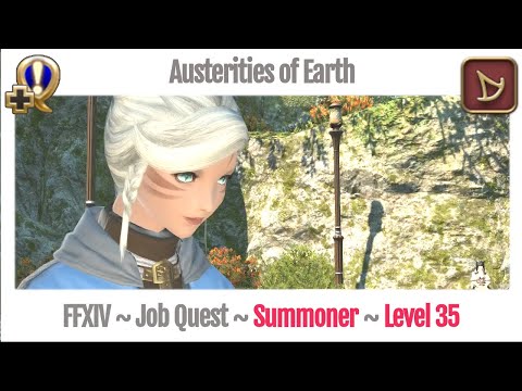 FFXIV Summoner Level 35 Job Quest ~ A Realm Reborn ~ Austerities of Earth