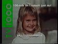 TV3 Reklam 2 1991 Svenska Swedish