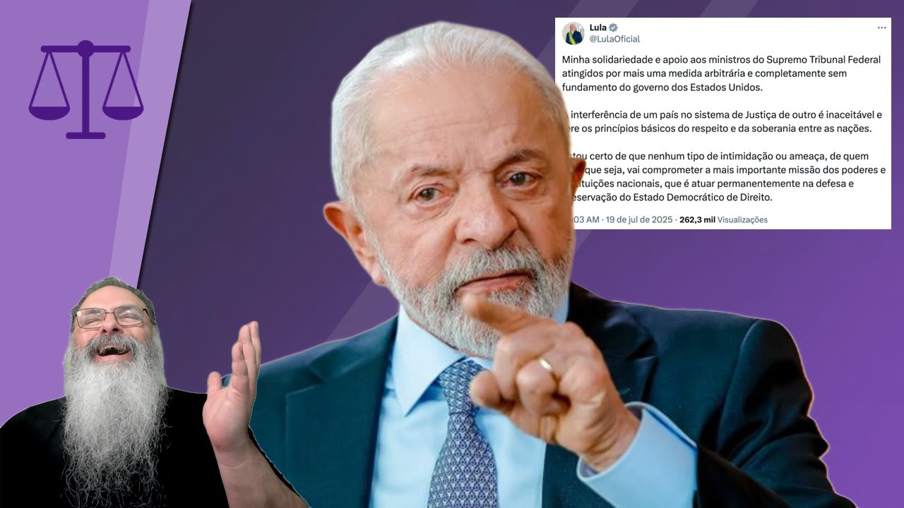 LULA diz que VAI RETALIAR AMERICANOS por VISTOS CASSADOS, só NÃO SABE COMO