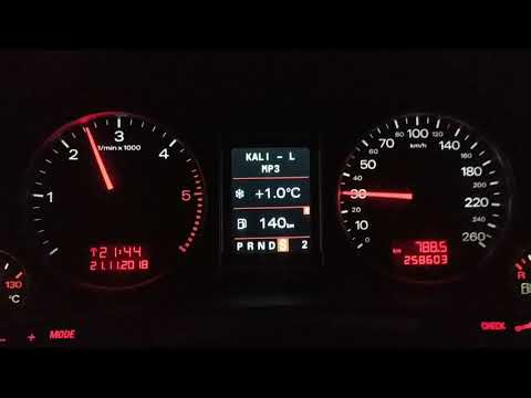 Audi A4 B7 3.0 TDI QUATTRO 233HP 0-120 km/h acceleration