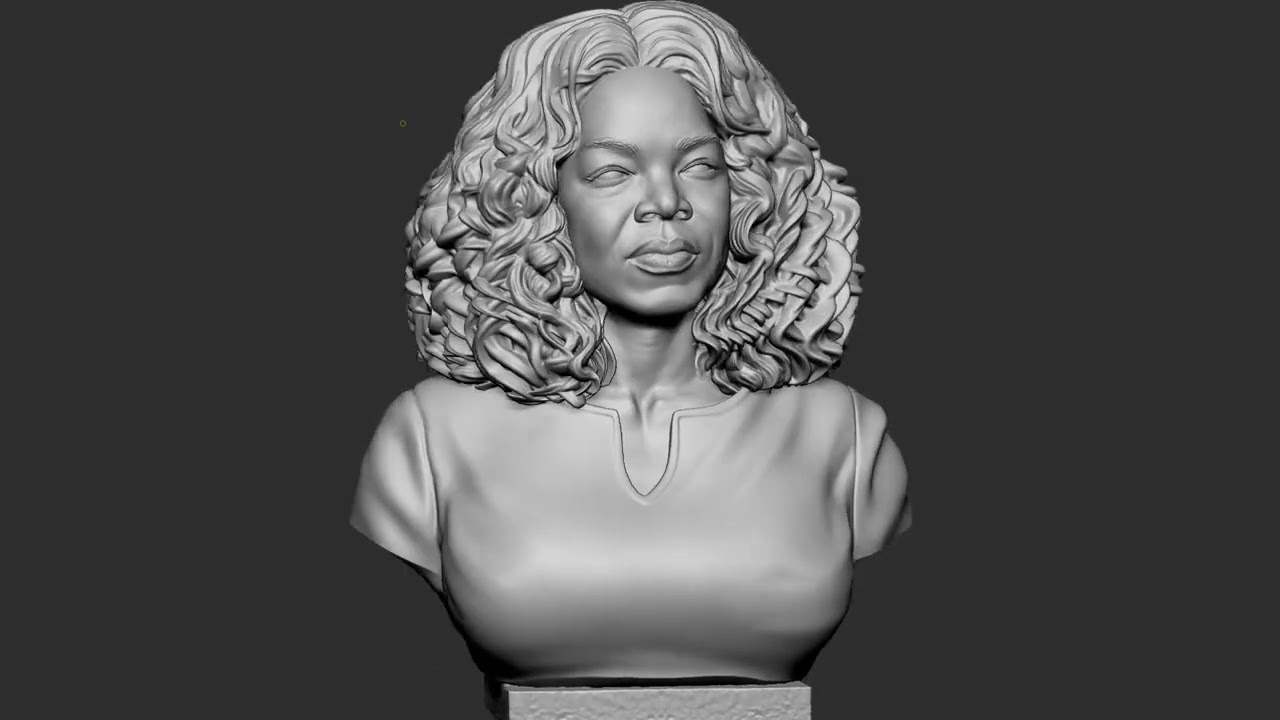 Oprah Winfrey 3D Print Model