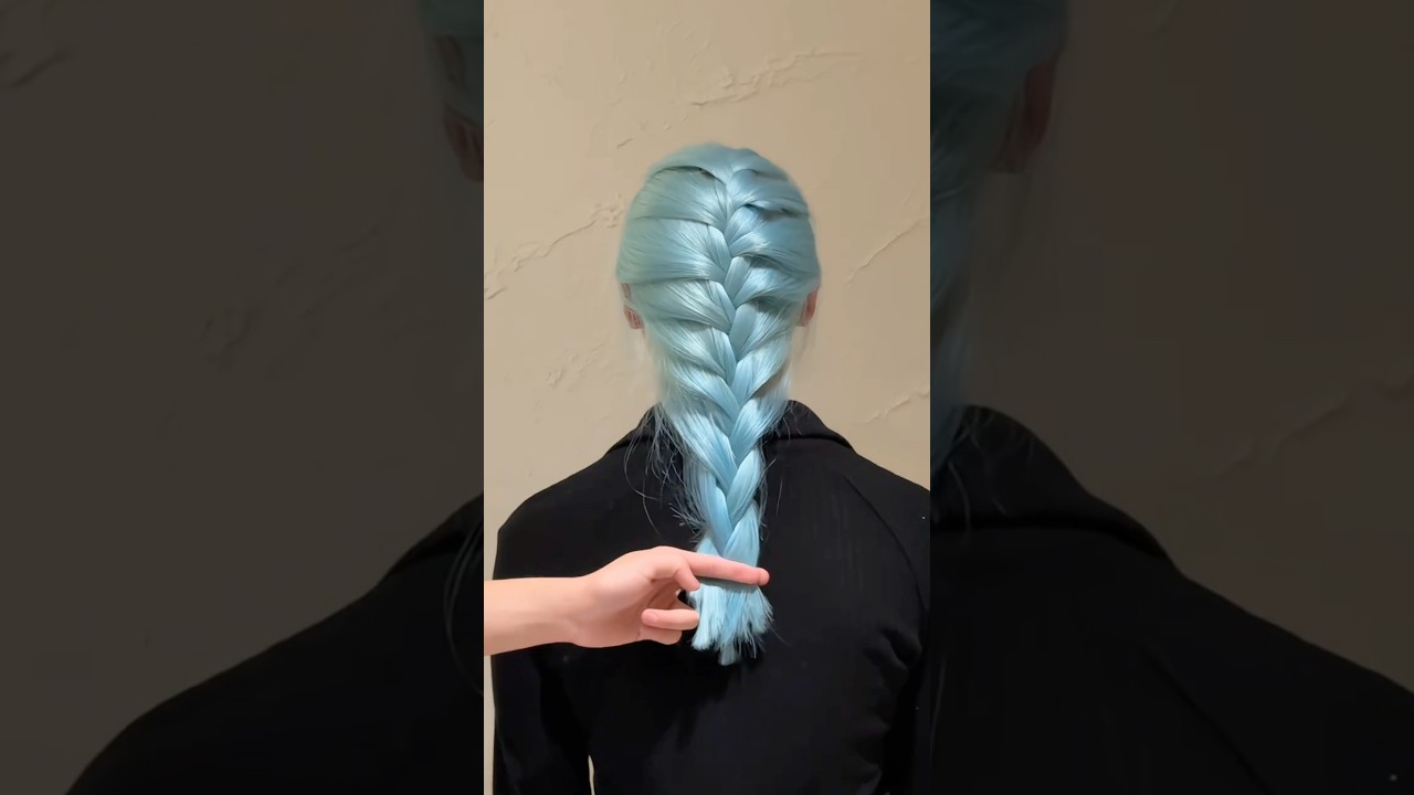 Ice Blue Hair Color#hair ❄️❄️❄️❄️