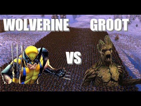 WOLVERINE vs GROOT - Ultimate Epic Battle Simulator