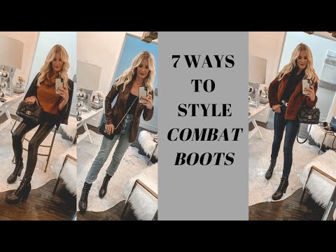 7 Ways To Style Combat Boots | Fashion Over 40