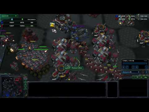 Starcraft 2 LotV: Mines vs BCs