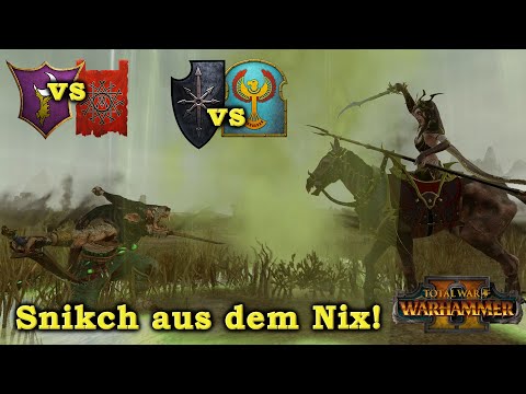 Snikch aus dem Nix! Skaven vs Dunkelelfen, Chaos vs Gruftkönige - Total War: Warhammer 2