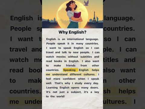 Why English? | English Reading and Listening Practice #easyenglish #englishforbeginners #english