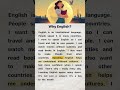 Why English English Reading And Listening Practice Easyenglish Englishforbeginners English