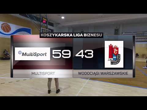 Multisport vs Wodociągi Warszawa - 12 kolejka - II Liga Warszawa - Sportowa Liga Biznesu