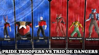 PRIDE TROOPERS VS TRIO DE DANGERS [Tournament of Power] - Dragon Ball Xenoverse 2 Mods