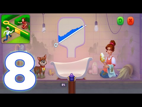 Gardenscapes - Gameplay Walkthrough Part 8 Level 28 - 35 (Android, iOS)