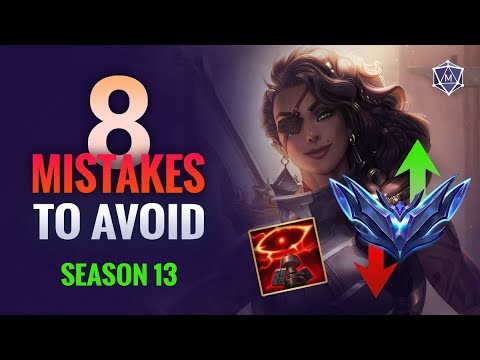 8 MISTAKES 99% of League of Legends players make!