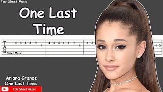 Ariana Grande - One Last Time Guitar Tutorial