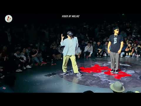 Korea JIN vs 谢博 popping 7tosmoke cut/ 武汉 勺震 vol.4