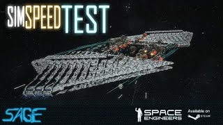 Space Engineers, Simulation Speed Stress Test (Mega Battle)