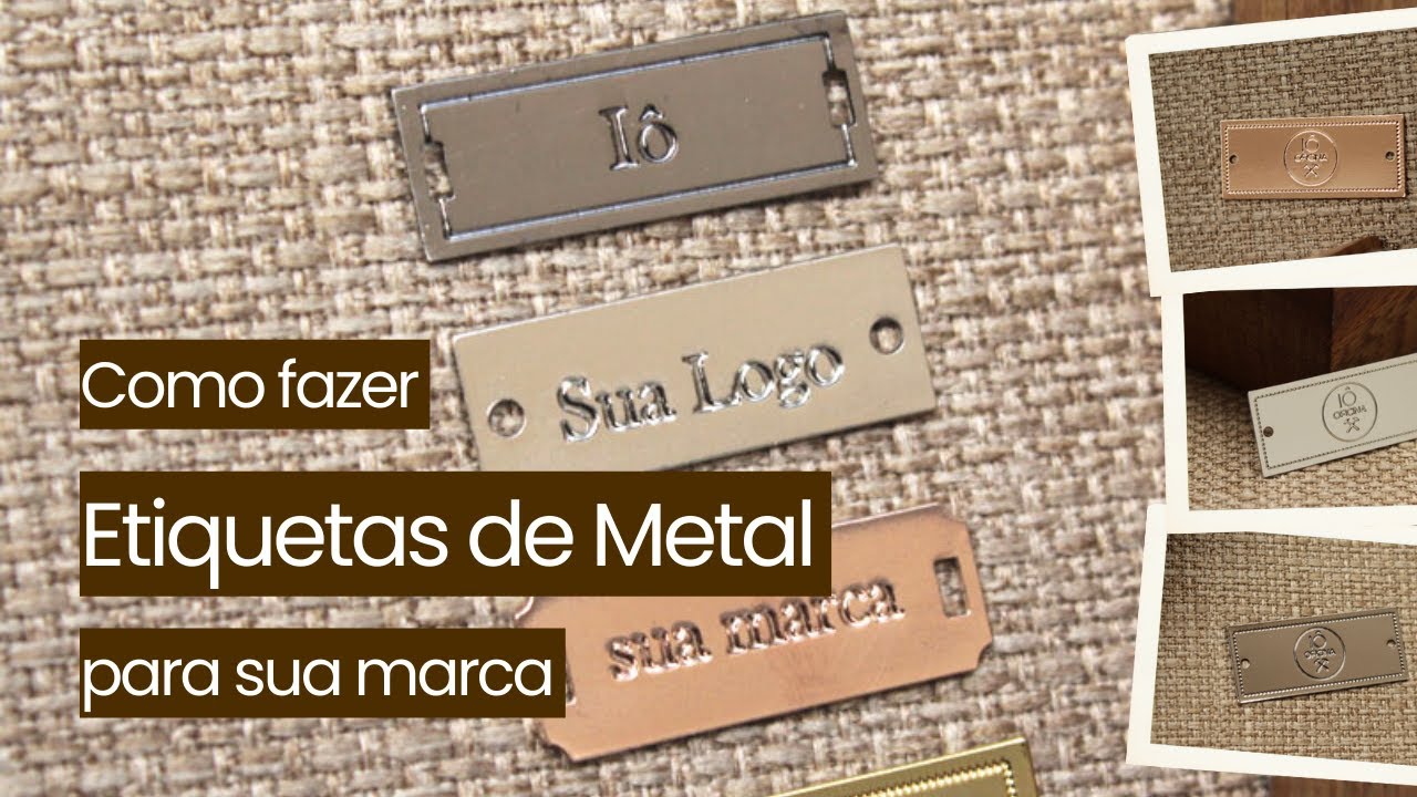 Watch Now Como fazer Etiquetas de Metal para sua marca Como fazer Etiquetas de Metal para sua marca
