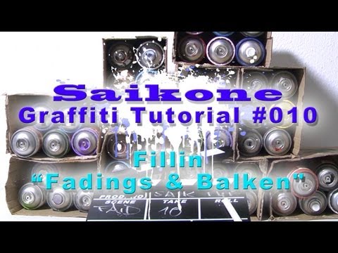 Saikone: Graffiti Tutorial #010 "Fillin Fadings & Balken"