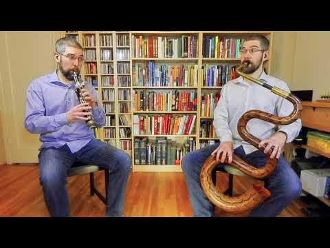 Serpent/Octavin Duo: W.A. Mozart, "12 Duos for Two Horns," No. 8