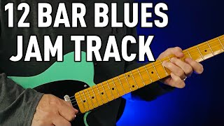 Cool 6/8 Blues Guitar Backing Track in A Minor