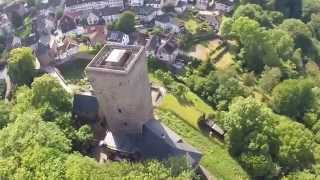 preview picture of video 'Hexacopter F550 über Burg Blankenstein'