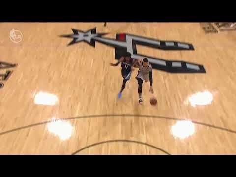 NBA, playoff 2017, Spurs vs. Grizzlies, Round 1, Game 1, Move 45, Danny Green, reporter good timing
