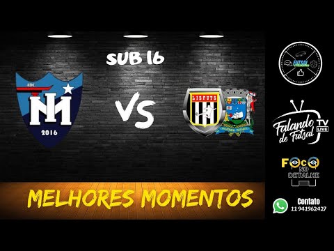 MELHORES MOMENTOS INTER MOGI X LISFUTS SUB 16 CAMPEONATO ESTADUAL A2