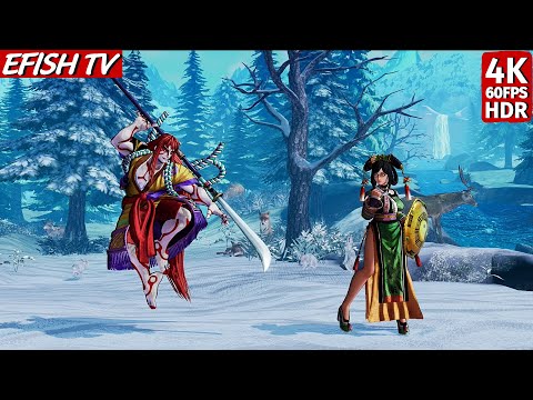 Senryo Kyoshiro vs Wu Ruixiang (Hardest AI) - Samurai Shodown