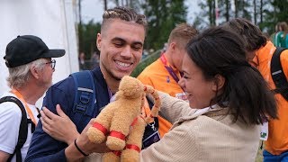Gävle 2019 : Le podium de Wilfried Happio Gävle 2019 : Le podium de Wilfried Happio