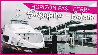 Horizon Fast Ferry Business & VIP Class | Singapore Harbour Front to Batam Harbour Bay