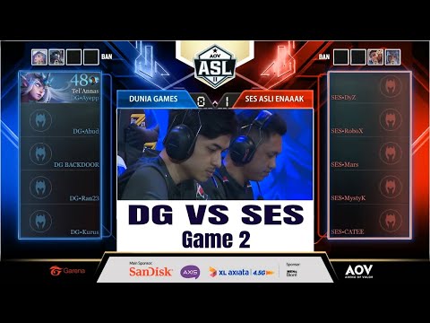 SES vs DG Game 2 - Grand Final ASL Season 2 - Garena AOV (Arena of Valor)