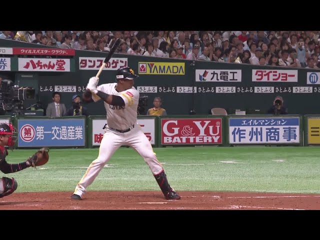 【3回裏】ホークス・グラシアル 右中間を破る勝ち越しのタイムリーを放つ!! 2019/9/8 H-M