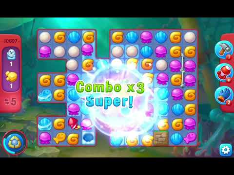 Fishdom Hard Level 10697 (No Boosters, with the Hammer) @choraelmin